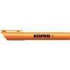 Kleště montážní Zvýrazňovač Kores High Liner Plus, 3-5 mm, klínový hrot, oranžový