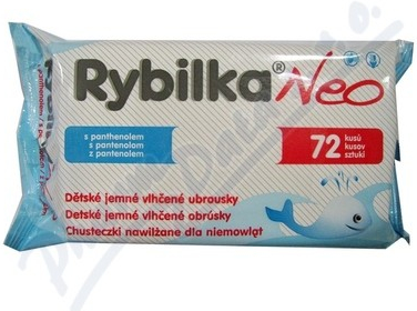 HBF Rybilka dětské jemné vlhčené ubrousky 72 ks od 64 Kč - Heureka.cz