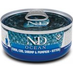 N&D Cat Ocean Kitten Tuna & Cod & Shrimp & Pumpkin 70 g – Hledejceny.cz