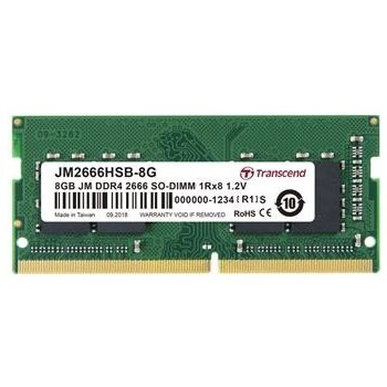 Transcend SODIMM DDR4 8GB 2666MHz CL19 JM2666HSB-8G