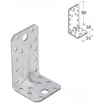 Domax Úhelník s prolisem KP 3, 90 x 50 x 55, zinek – Zbozi.Blesk.cz
