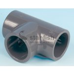 PVC T - kus 90°, ø 20 mm, připojení lepení x lepení – Sleviste.cz