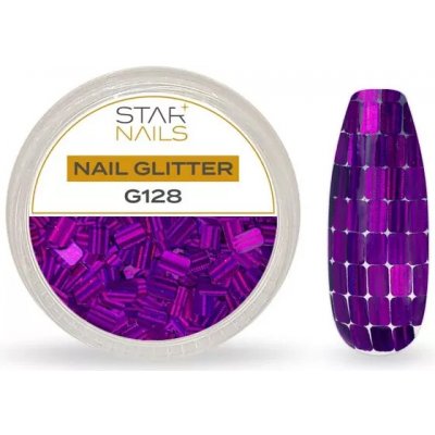 Starnails Nail Art zdobení glitter G128 – Hledejceny.cz