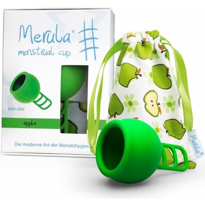 Merula Menstruační kalíšek Apple zelená velikost univerzální – Zboží Dáma