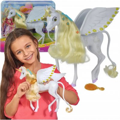 Simba Unicorn Onchao Mia and Me s pohyblivými křídly + doplňky – Zbozi.Blesk.cz