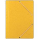 Donau A4 Prešpánové desky s chlopněmi a gumičkou žluté 1 ks – Zboží Mobilmania