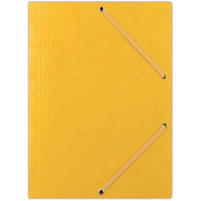 Donau A4 Prešpánové desky s chlopněmi a gumičkou žluté 1 ks – Zboží Mobilmania