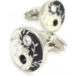 Knoflickarna.CZ manžetové knoflíčky yin yang s kamínkem – Sleviste.cz