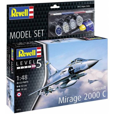 REVELL ModelSet letadlo 63813 Dassault Mirage 2000C CF_18-63813 1:48 – Hledejceny.cz