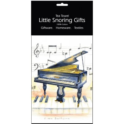 Little Snoring Gifts Tea Towel Piano 1430595 – Zboží Mobilmania