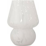 Skleněná váza výška 18,5 cm HALIM Bloomingville - bílá – Hledejceny.cz