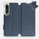 Pouzdro Mobiwear paradní Flip Sony Xperia 1 III - Modré - L_NBS Blue Leather – Sleviste.cz