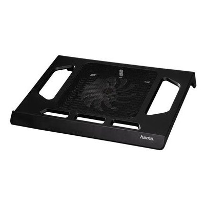 HAMA chladící stojan pro notebook / do 17,3" / USB/ LED podsvícení / černý (53070)