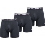 Nike boxer brief 3pk-everyday cotton stretch 8719312492596 Černá – Zboží Dáma