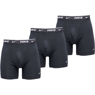 Nike boxer brief 3pk-everyday cotton stretch 8719312492596 Černá – Zboží Dáma