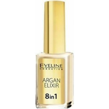 Eveline Cosmetics Nail Therapy regenerační elixír na nehty a nehtovou kůžičku (Argan Elixir 8 in 1) 12 ml