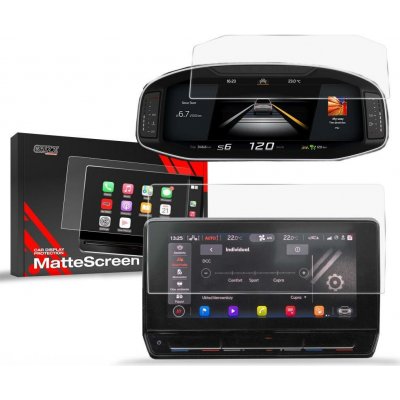 GRIZZ Protector, Ochranná fólie na display 2v1 Matte, Seat Leon IV, 2020- , Display 10" – Zboží Živě