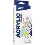 akrylové barvy set pastel+metal 12 x 12ml 6300392 – Zboží Dáma
