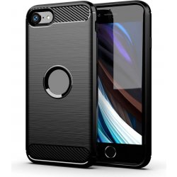 Pouzdro Forcell Carbon Apple iPhone SE 2022 černé