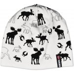 Elastická čepice s losy bílá bílá – Hledejceny.cz