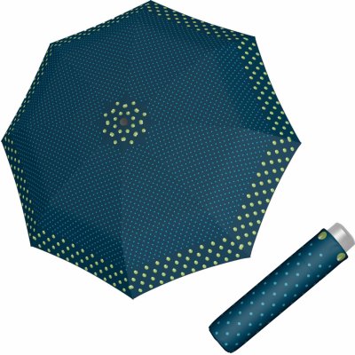 Doppler Mini Light Twinkle dámský skládací deštník modrý – Sleviste.cz