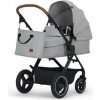 Kočárek Kinderkraft kombinovaný B Tour 3v1 Mink ProLight Grey 2023