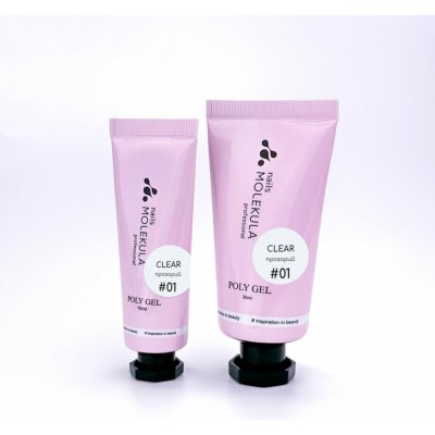 Molekula Poly Gel 01 Clear 30 ml – Hledejceny.cz