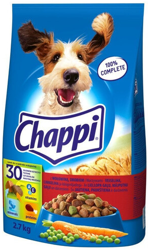 Chappi hovězí a drůběž 2,7 kg