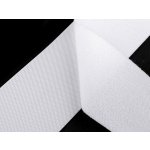 Prima-obchod Nízkoprofilový suchý zip háček + plyš šíře 50 mm jemný, barva 2 bílá – Hledejceny.cz
