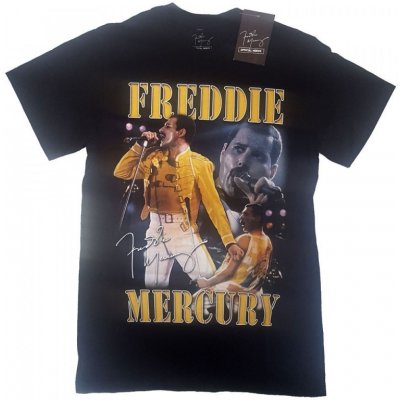 Freddie Mercury Live Homage černé tričko – Zboží Mobilmania