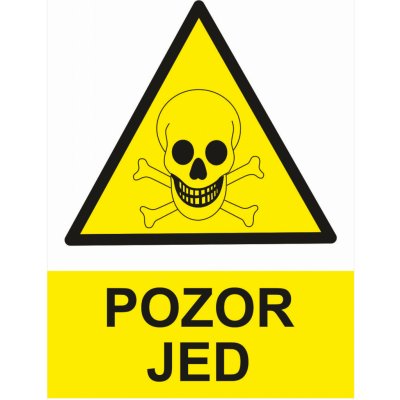 Pozor jed plast 0,5 mm A4 (297 x 210 mm) – Zboží Dáma