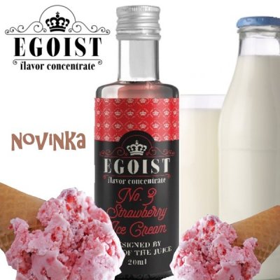 Egoist Jahodová zmrzlina Strawberry Ice Cream 20 ml