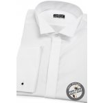 Avantgard pánská košile frakovka slim s dvojitými manžetami na manžetové knoflíčky 155-1 bílá – Zboží Mobilmania