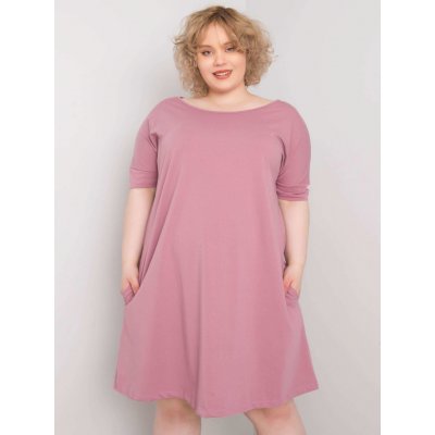 Dámské volné šaty RV-SK-6639.02X-pink růžová