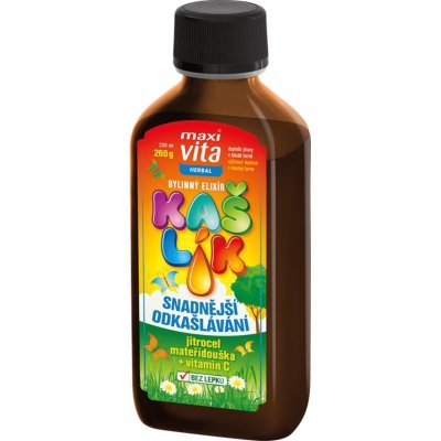 Maxi Vita Herbal Bylinný elixír Kašlík dětský 200 ml – Hledejceny.cz