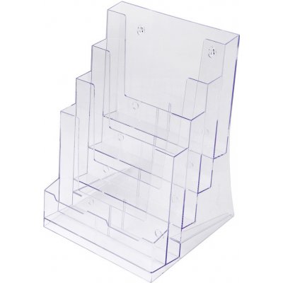 Jansen Display SCRITTO Stojánek na letáky A4 4kapsy, 224 x 299 mm – Zboží Živě