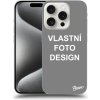 Pouzdro a kryt na mobilní telefon Pouzdro Picasee silikonové Apple iPhone 15 Pro - Vlastní design/motiv čiré