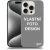 Pouzdro Picasee silikonové Apple iPhone 15 Pro - Vlastní design/motiv čiré