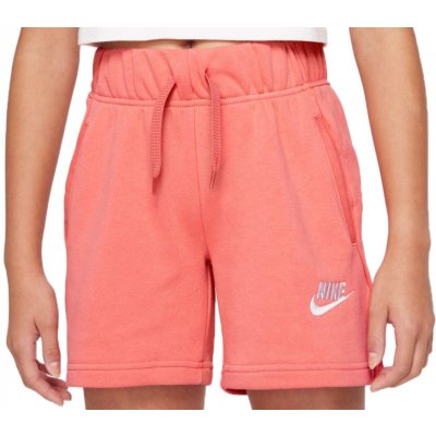 Nike Sportswear Club FT 5 Short pink salt/white – Sleviste.cz