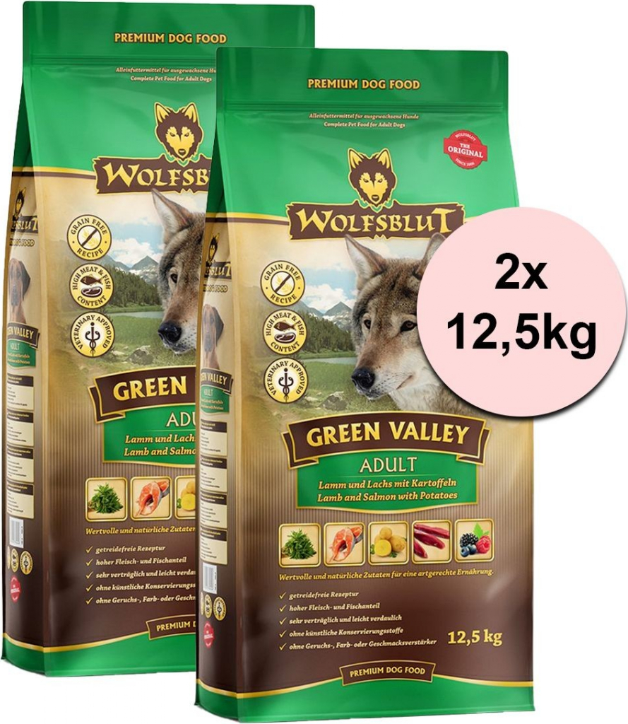 Wolfsblut Green Valley Adult 2 x 12,5 kg