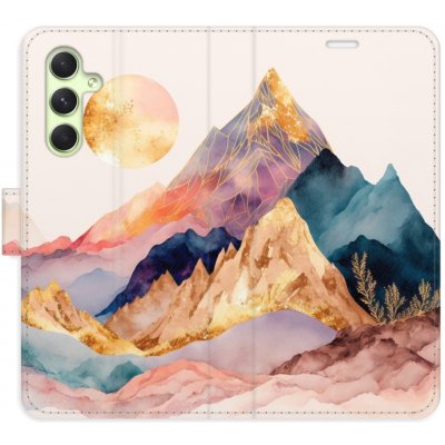 Pouzdro iSaprio Flip s kapsičkami na karty - Beautiful Mountains Samsung Galaxy A54 5G – Zboží Mobilmania