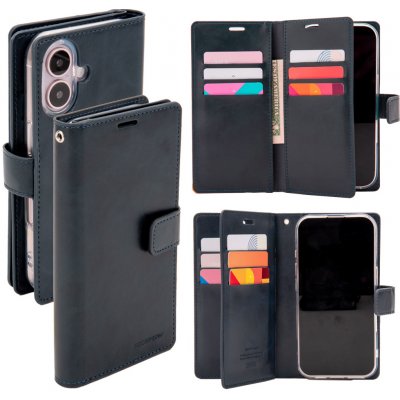 Mercury Ochranné na iPhone 16 - Mercury, Mansoor Diary Navy – Zboží Mobilmania