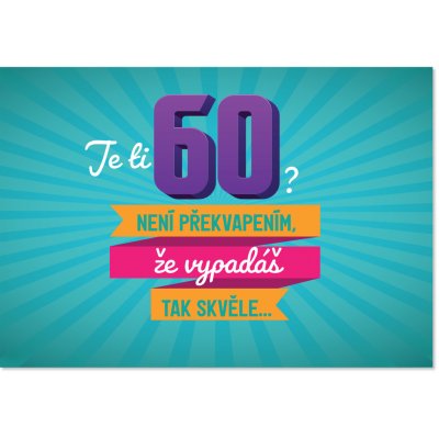 Albi 3D přání s pop-up efektem - 50 narozeniny – Sleviste.cz