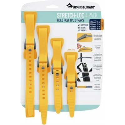 Sea To Summit popruh Stretch-Loc Set více délek, šířka 20 mm 4 ks