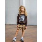 Style Mash Mnie dívčí volánová sukně caramel – Zboží Dáma