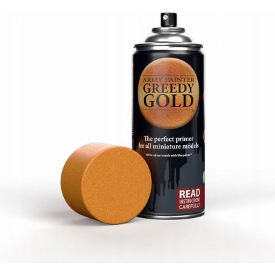 Army Painter Primer: Greedy Gold Spray 400ml – Zboží Mobilmania