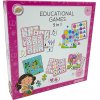 Desková hra Dudlu Edukační vzdělávací hry pro holky 5v1
