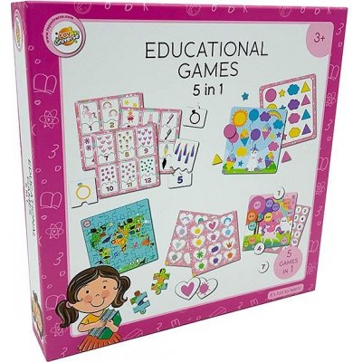 Dudlu Edukační vzdělávací hry pro holky 5v1