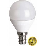 Solight LED žárovka , miniglobe, 6W, E14, 3000K, 510lm, bílé provedení – Hledejceny.cz