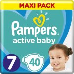 Pampers Active Baby 7 40 ks – Zboží Mobilmania